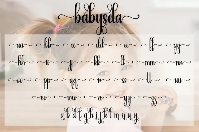 Baby Sela font