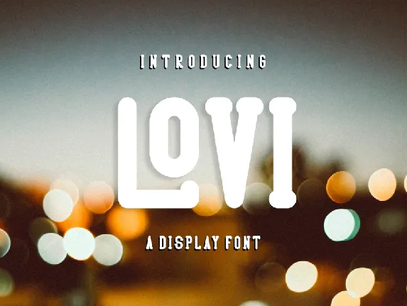 LOVI font