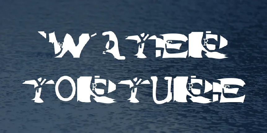 Water Torture font