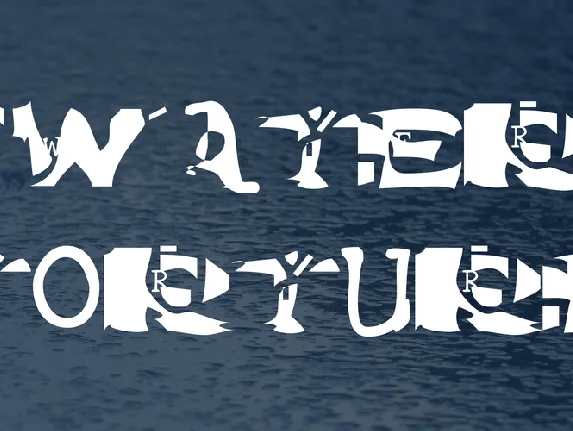 Water Torture font