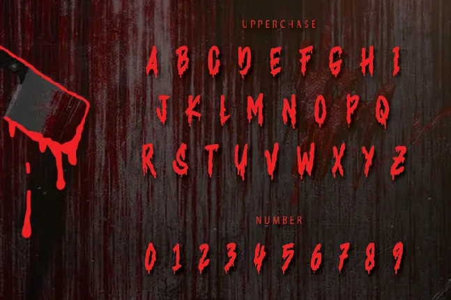 Bloodie Curse font