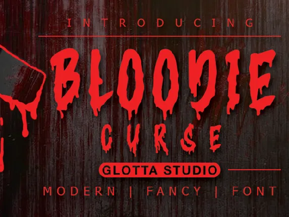 Bloodie Curse font