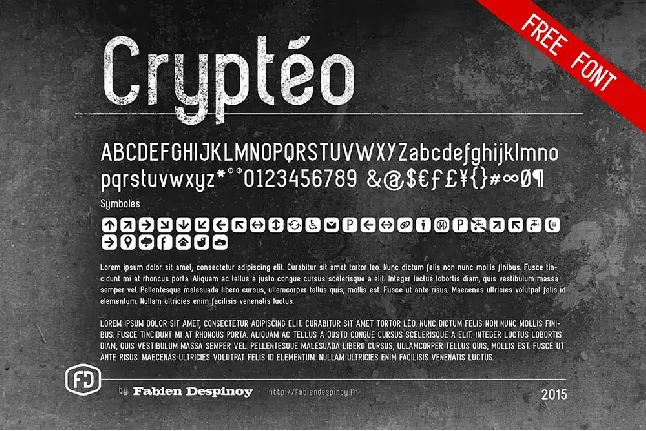 Crypteo font