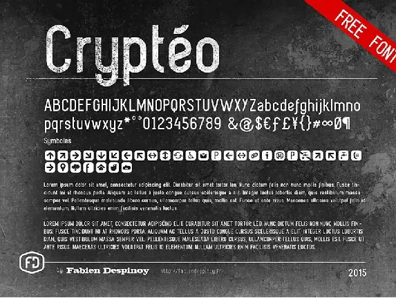 Crypteo font