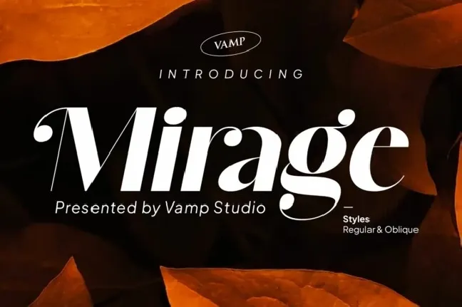 Mirage Typeface font