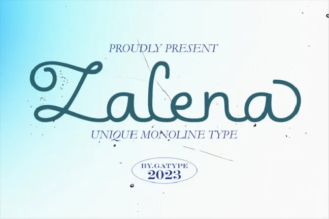 Zalena Script font