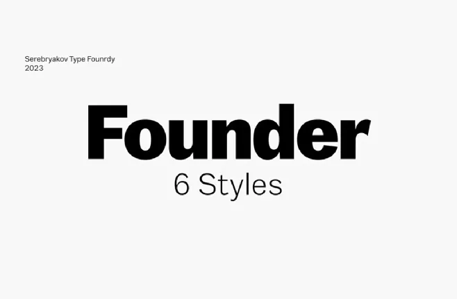 Founder font