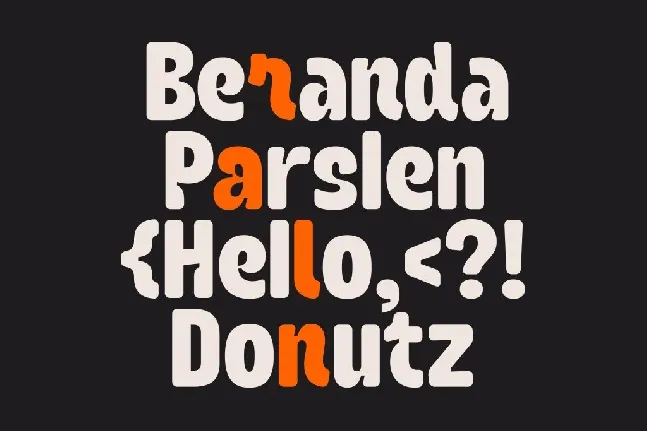 Beranda font