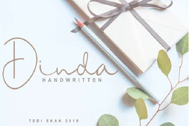 Dinda Handwritten font