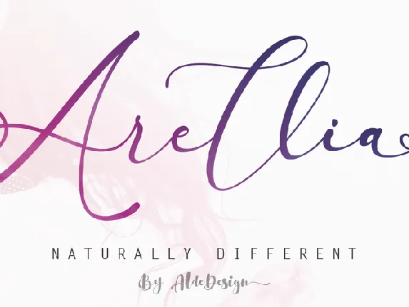 Arellia font