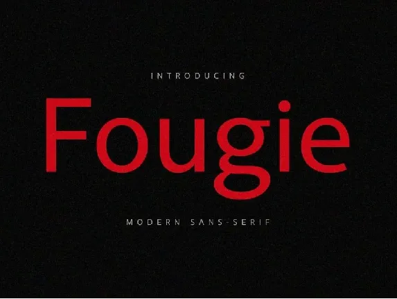 Fougie font