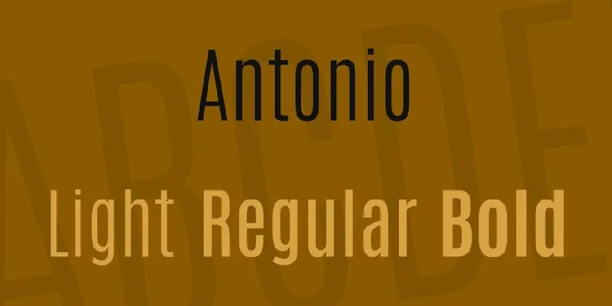 Antonio font