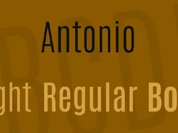 Antonio font