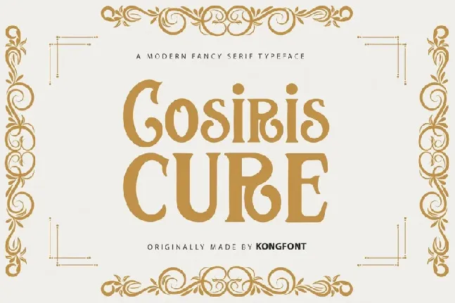 Cosiris Cure font