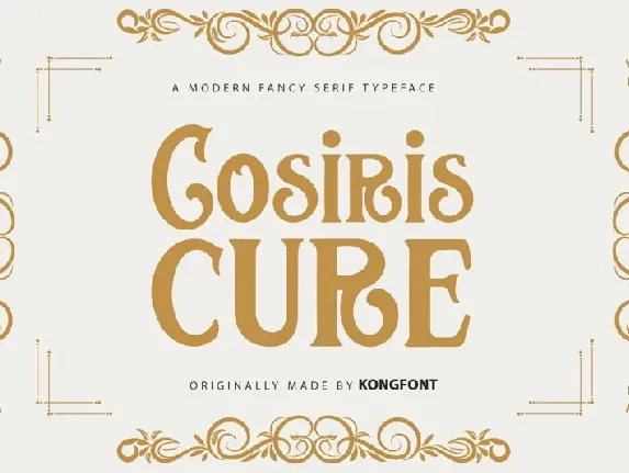 Cosiris Cure font