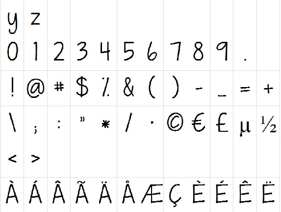 KG Piece by Piece font