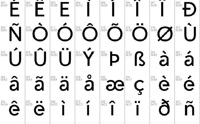 Santello font