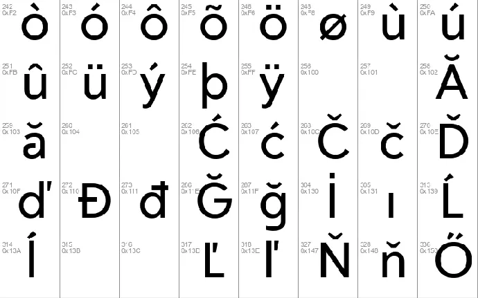 Santello font