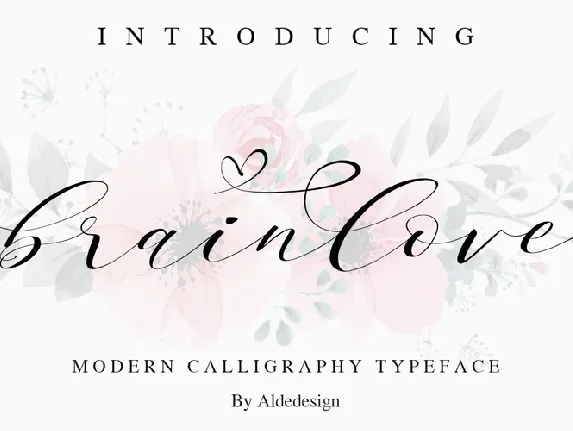 Brainlove font