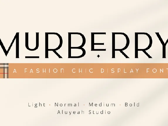 Murberry font