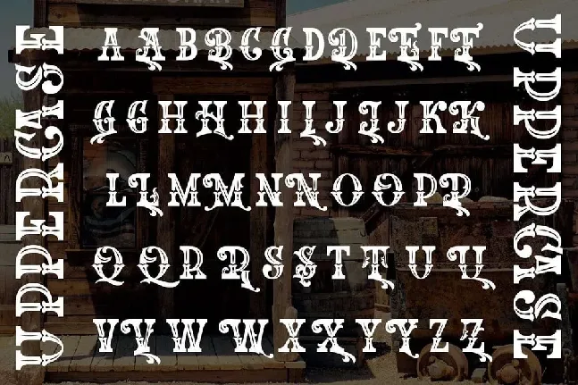 The Western Gold font