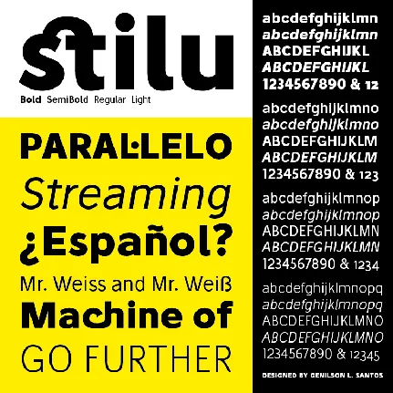 Stilu font