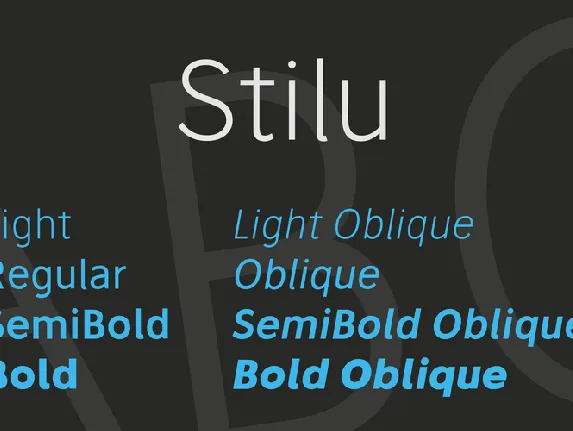 Stilu font