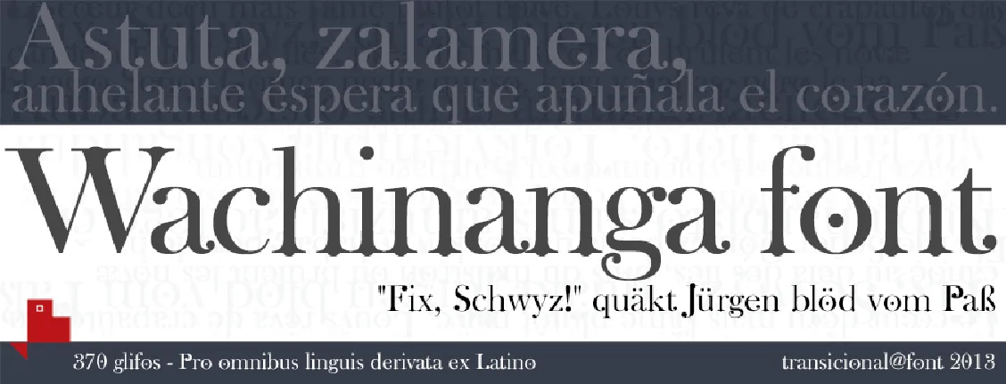 Wachinanga font