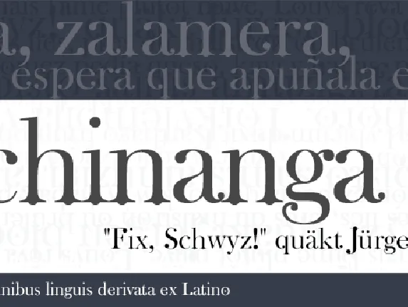 Wachinanga font