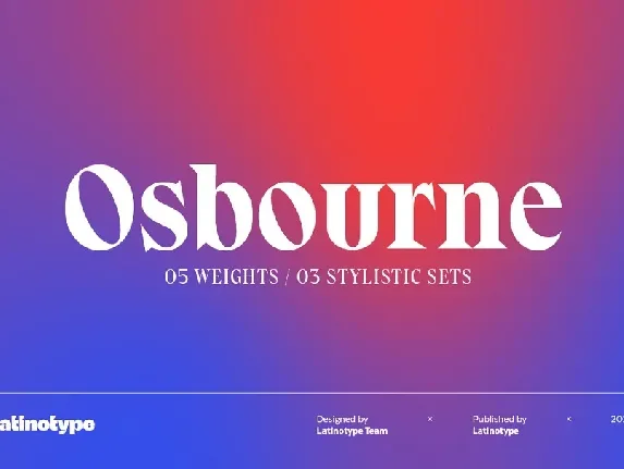 Osbourne Family font