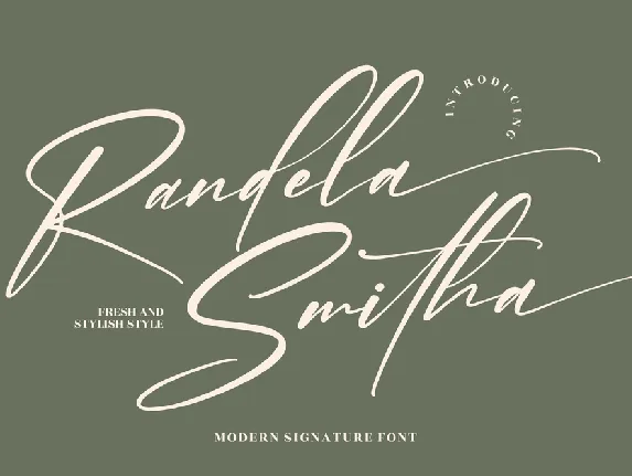 Randela Smitha font