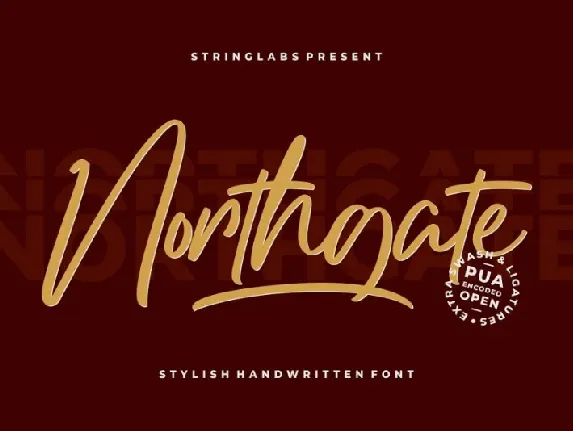 Northgate font