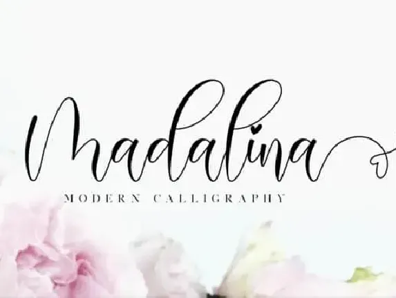 Madalina Calligraphy font