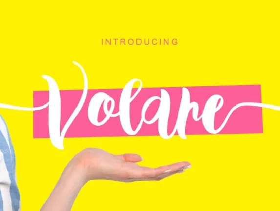 Volare Script font