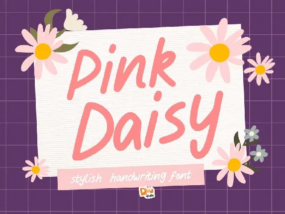 Pink Daisy font