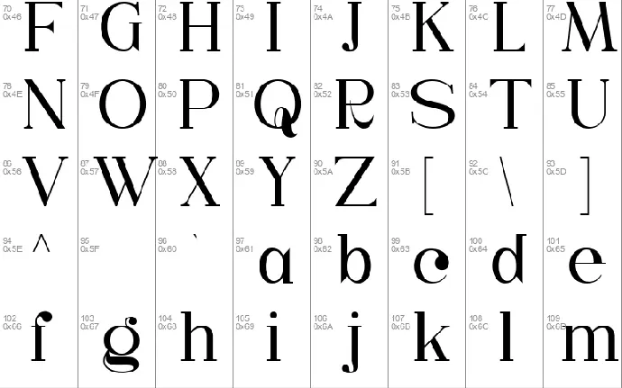 Theqor font