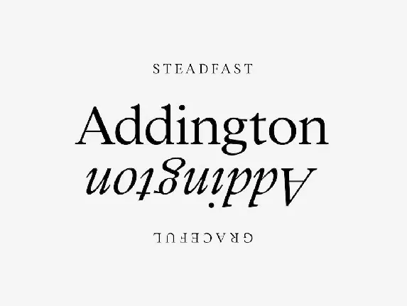 Addington font