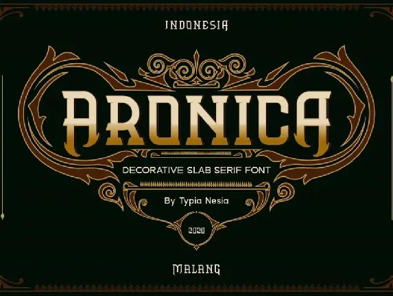 Aronica font