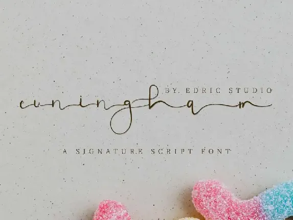 Cuningham Demo font