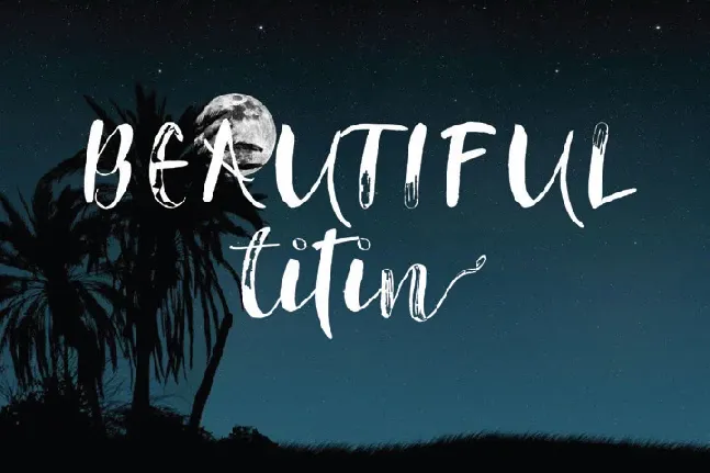 titin script font