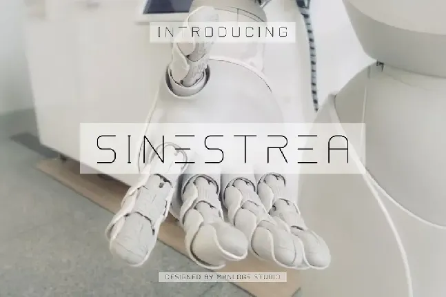 Sinestrea font