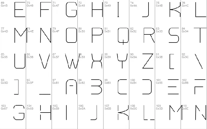 Sinestrea font