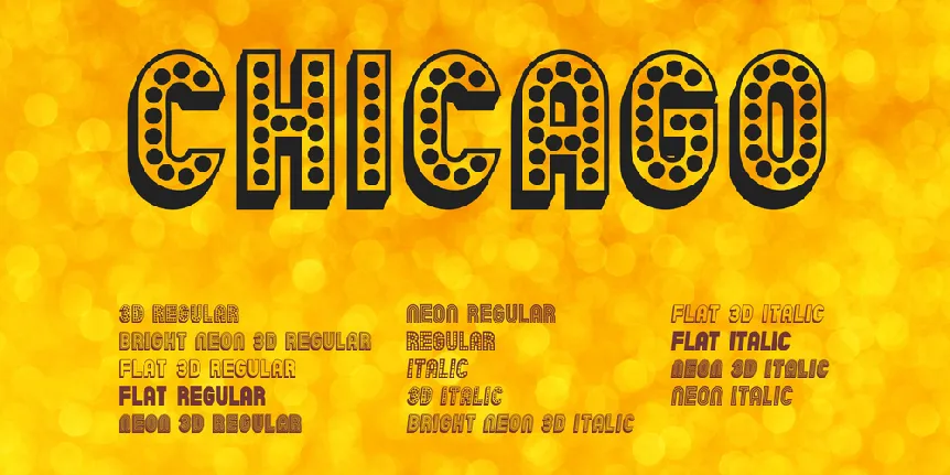 Chicago font