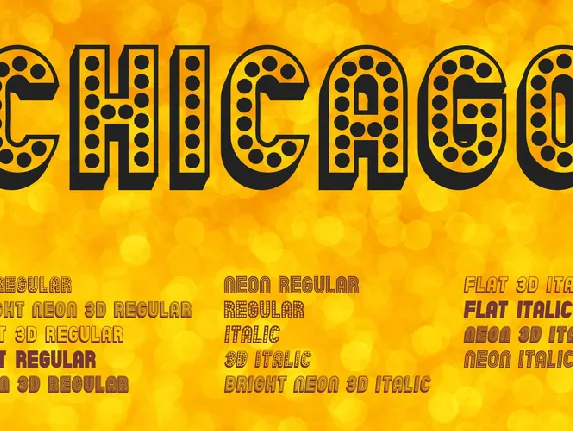 Chicago font