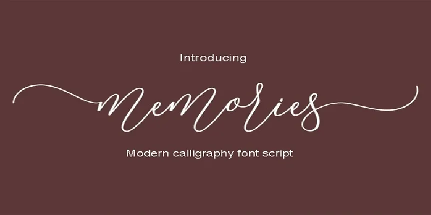 Memories font