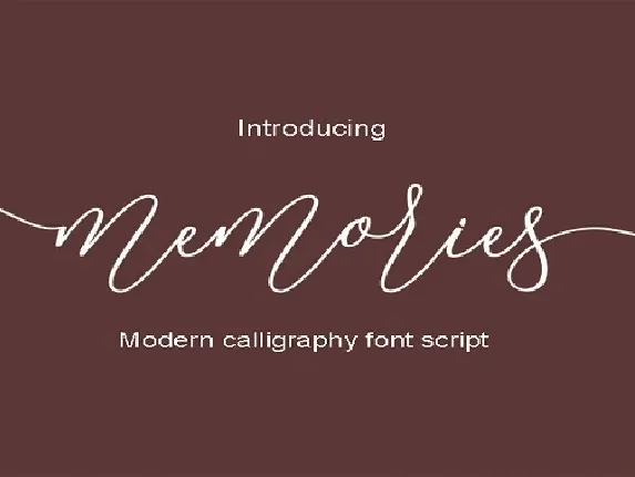 Memories font