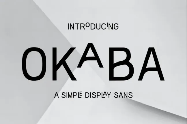 Okaba font