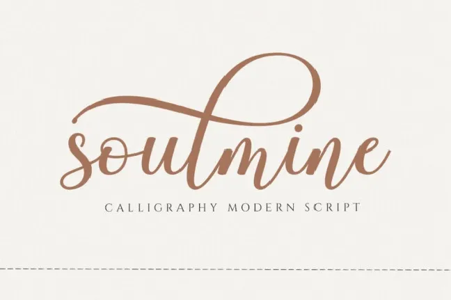 Soulmine Script font