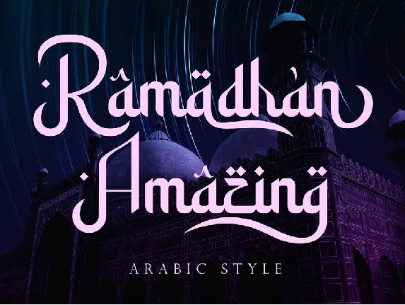 Ramadhan Amazing font