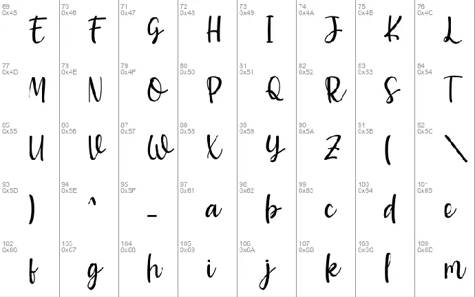 Baweni font